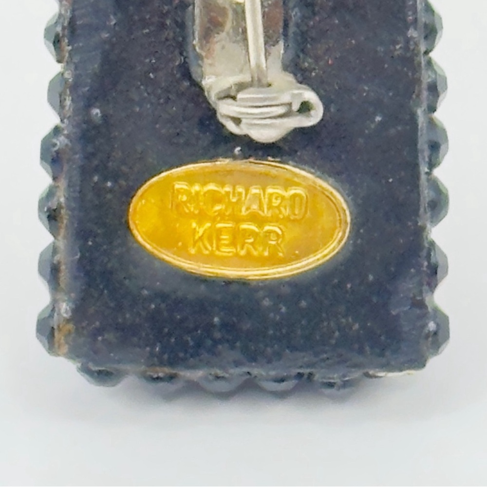 Richard Kerr Vintage Brooch / Pin Rhinestone Encrusted Champagne - Picture 3 of 6